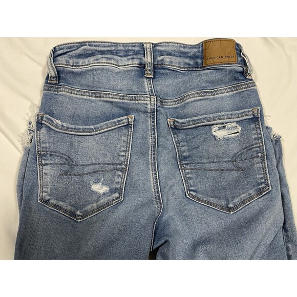 American Eagle Jeans Next Level Stretch Women's Size 2 Super High Rise Jegging - Picture 8 of 15